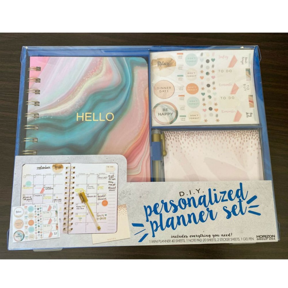 D.I.Y. Personalized Planner Set Mini planner